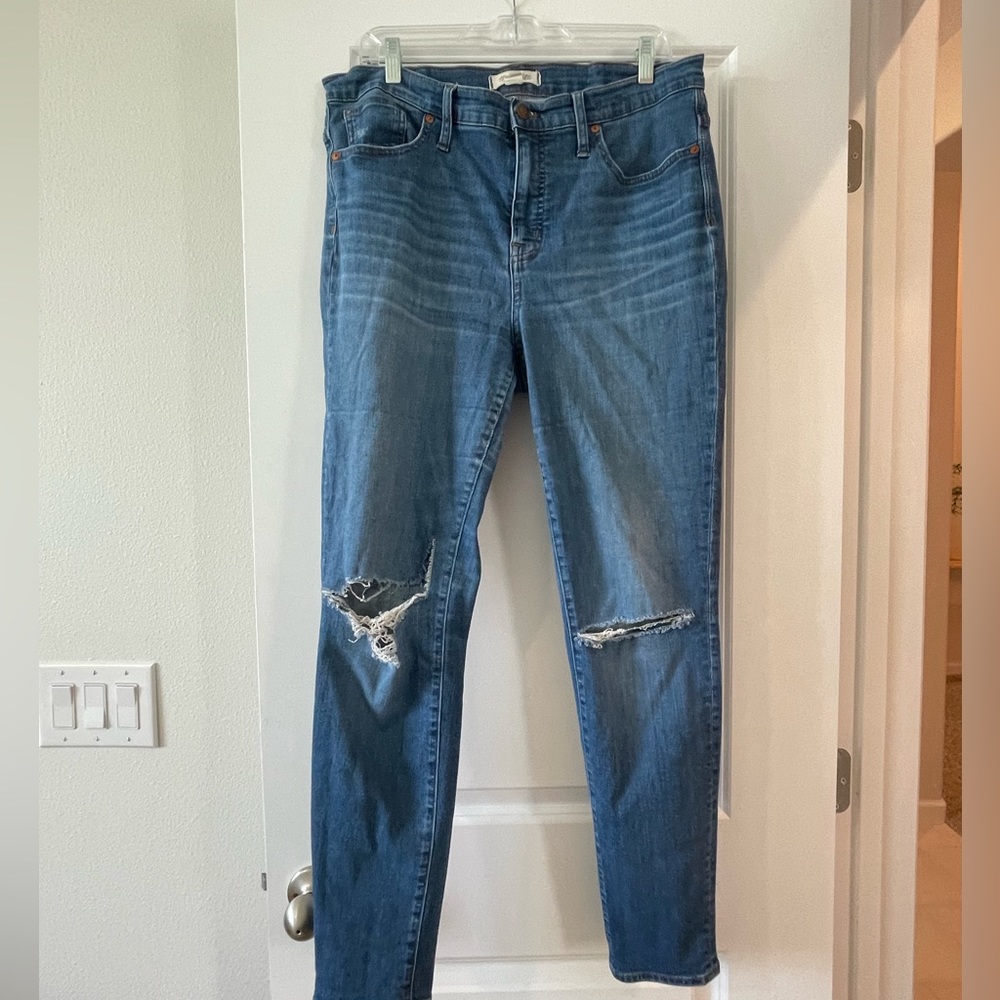 Madewell 9” High Rise Skinny Crop 32L